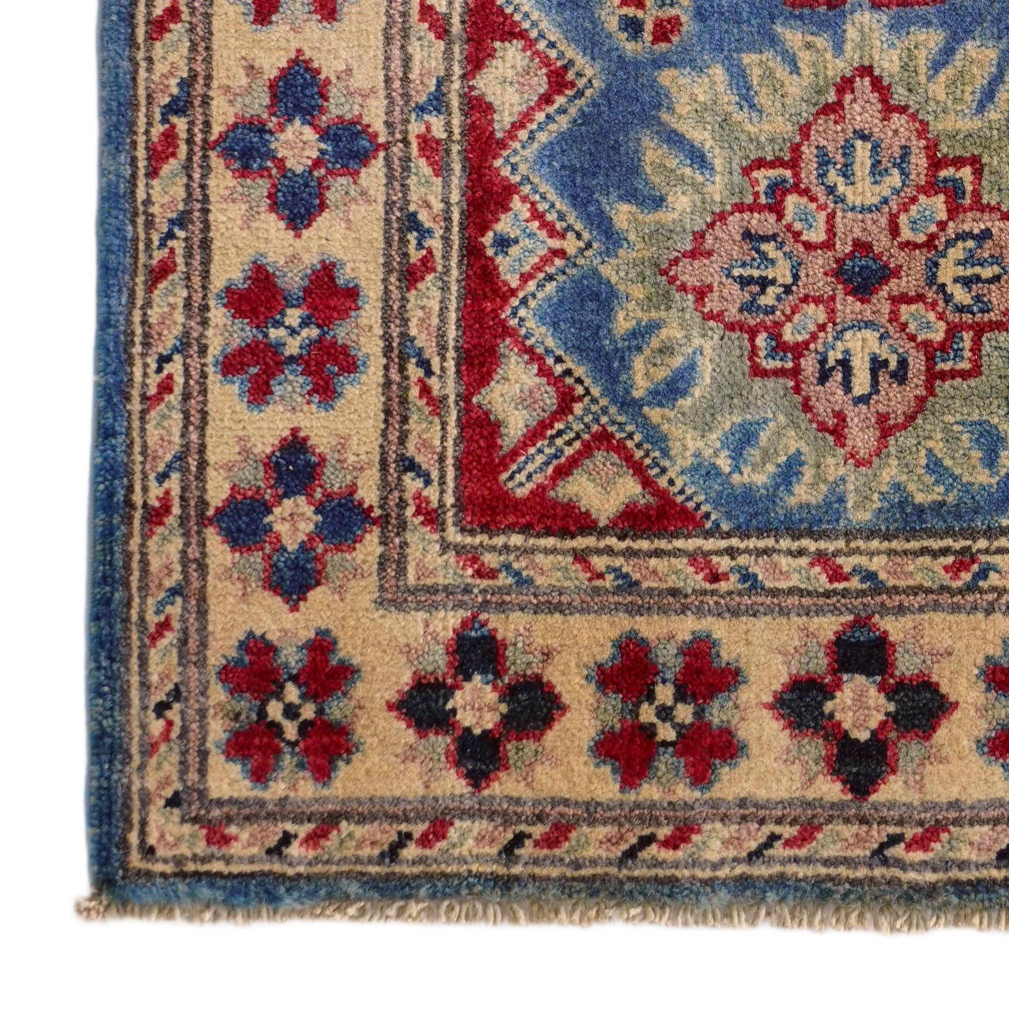 2' 1 x 3' Hand Knotted Kazak Rug