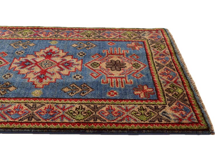 Detail image of 2' x 3' 1 Hand Knotted Kazak Rug