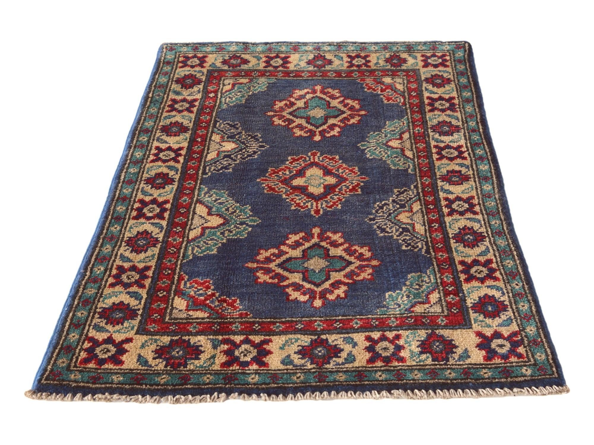 2' x 3' 2 Hand Knotted Kazak Rug