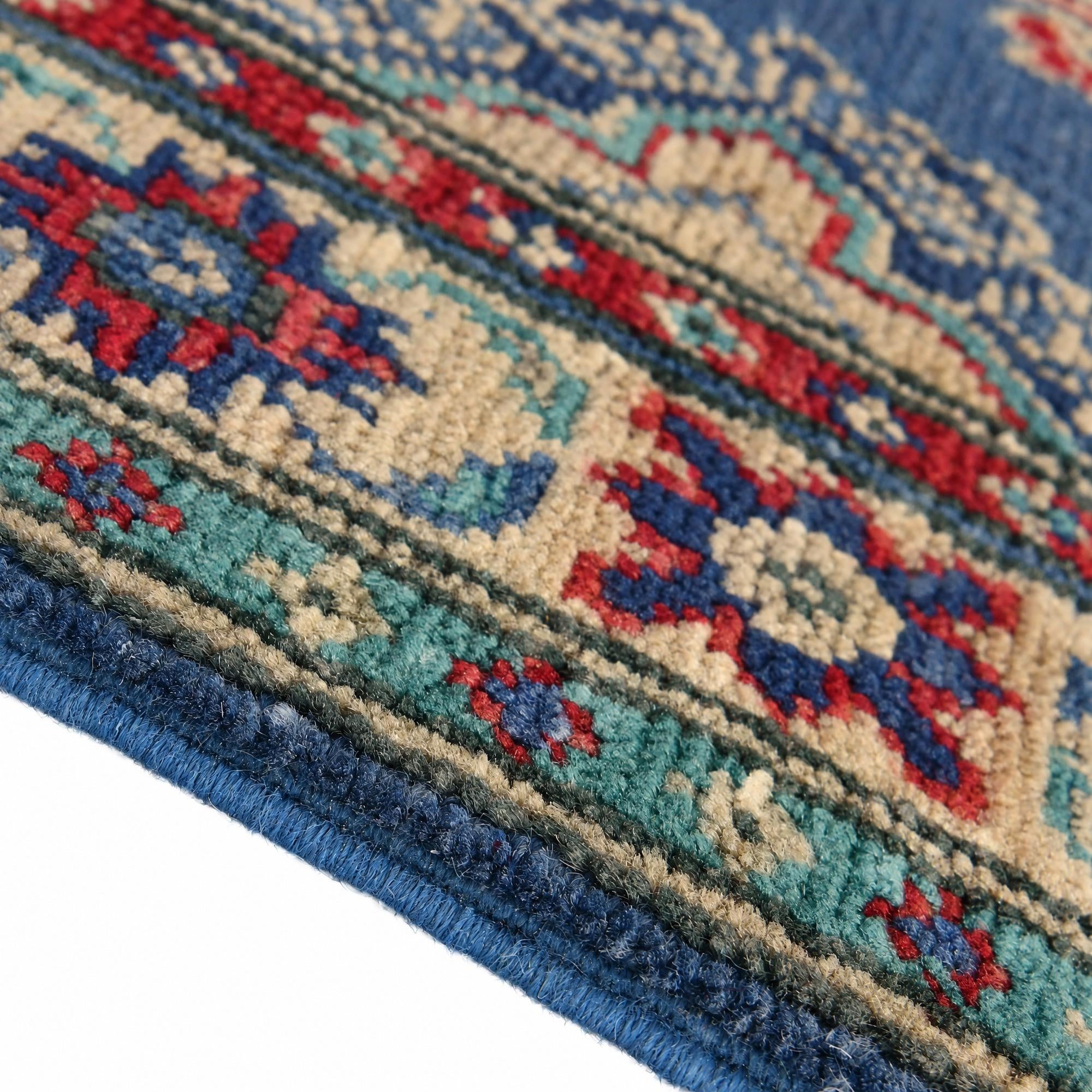 60cm x 95cm Hand Knotted Kazak Rug