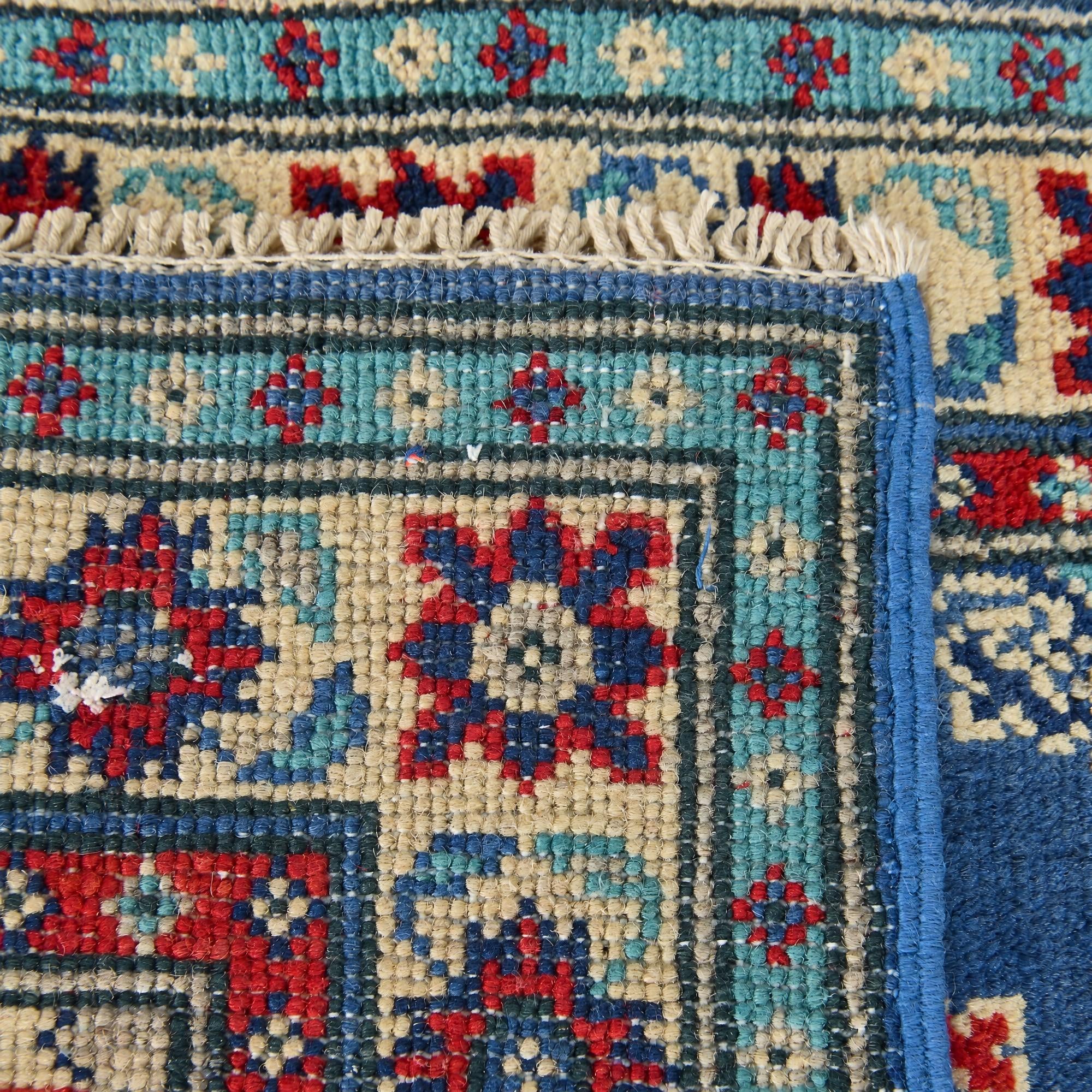 60cm x 95cm Hand Knotted Kazak Rug