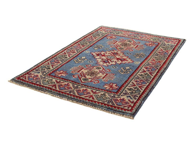 Detail image of 2' 1 x 3' Hand Knotted Kazak Rug