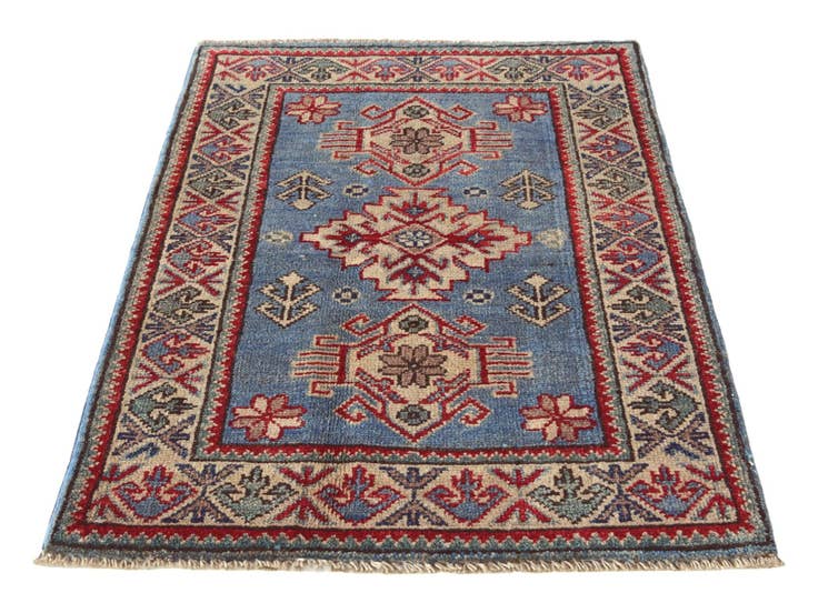 Detail image of 2' 1 x 3' Hand Knotted Kazak Rug