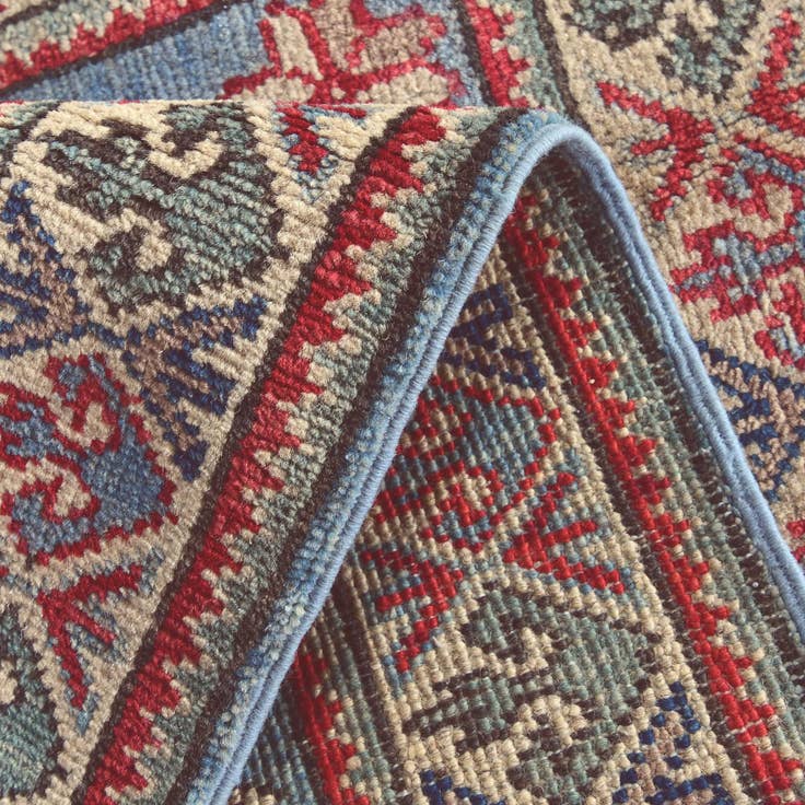 Detail image of 2' 1 x 3' Hand Knotted Kazak Rug