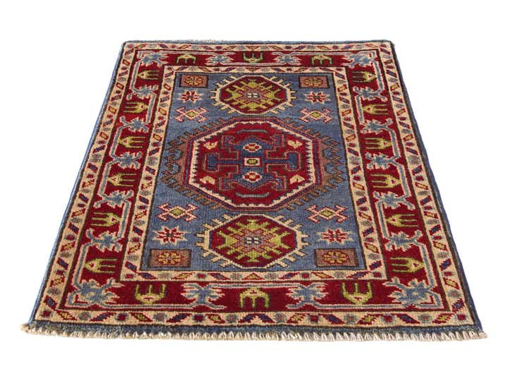 2' x 2' 10 Hand Knotted Kazak Rug