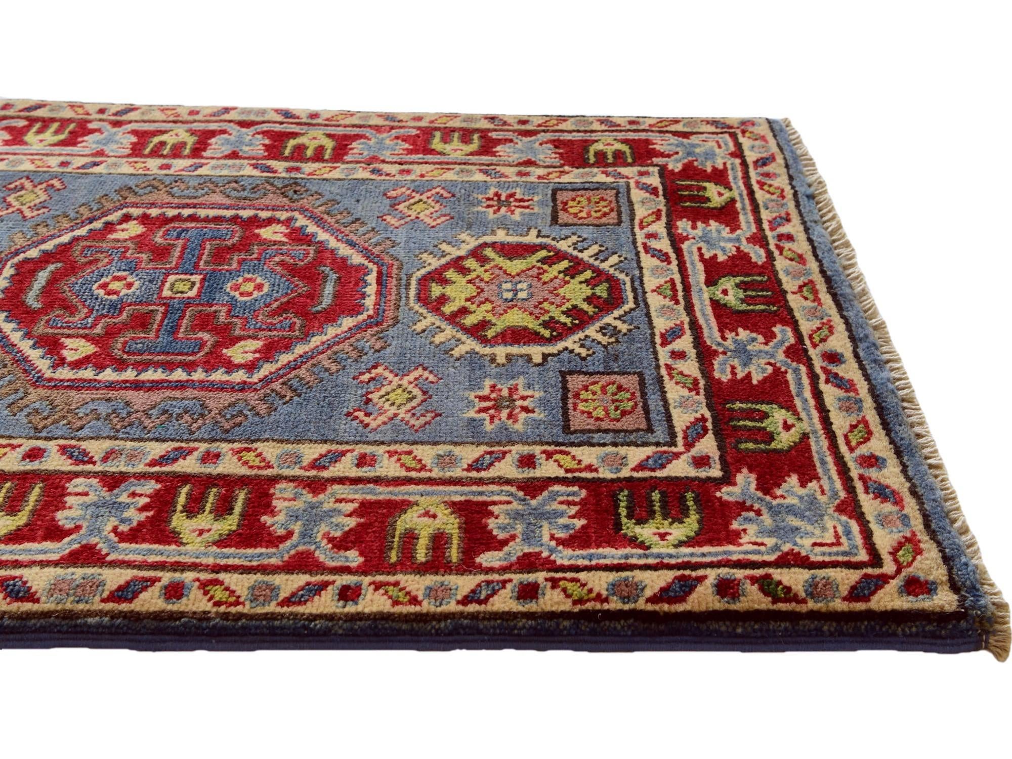 2' x 2' 10 Hand Knotted Kazak Rug