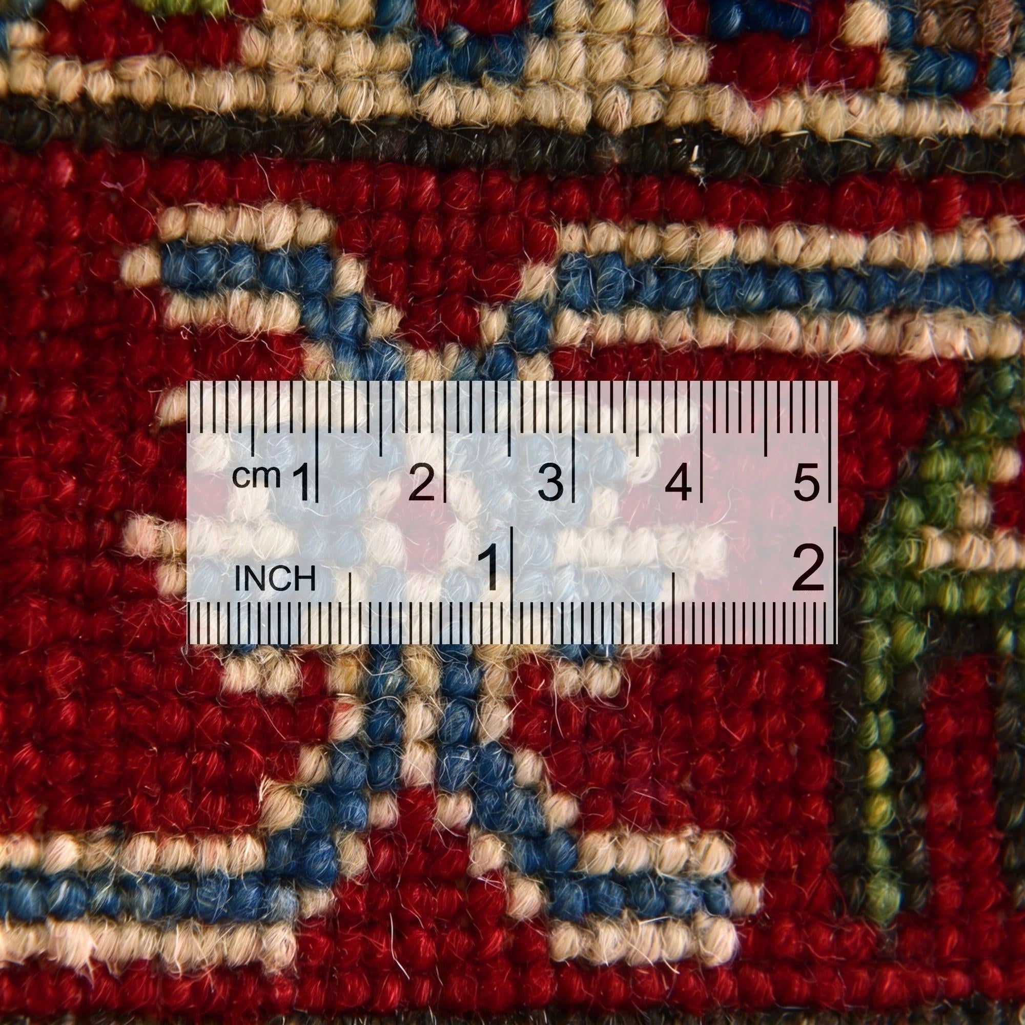 2' x 2' 10 Hand Knotted Kazak Rug