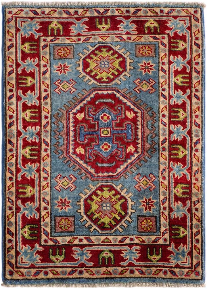 2' x 2' 10 Hand Knotted Kazak Rug