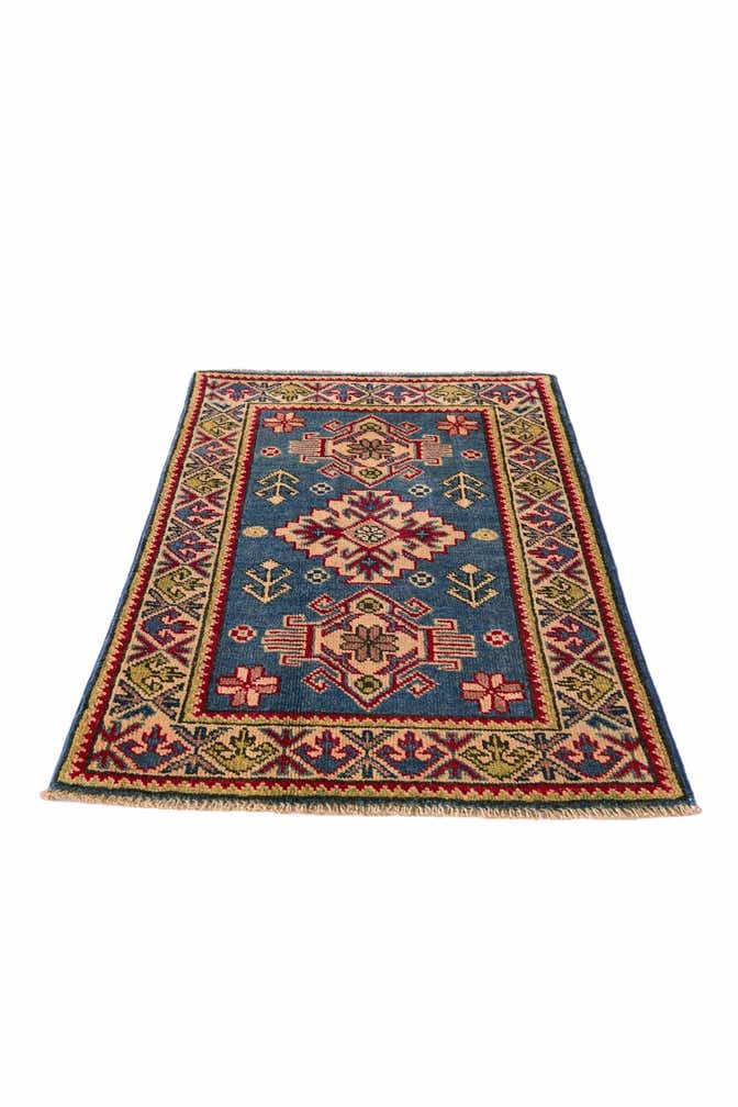 2' x 2' 11 Hand Knotted Kazak Rug