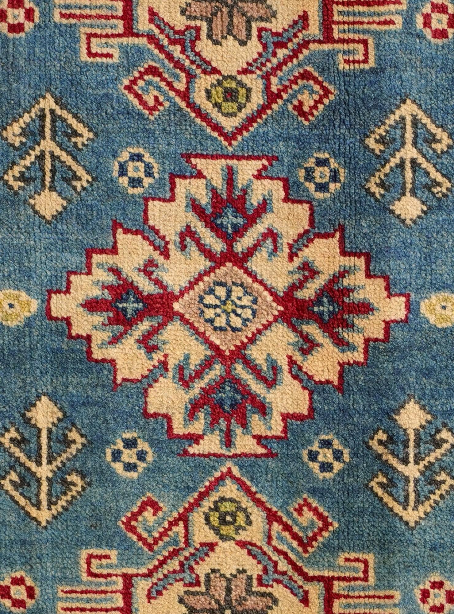 2' x 2' 11 Hand Knotted Kazak Rug