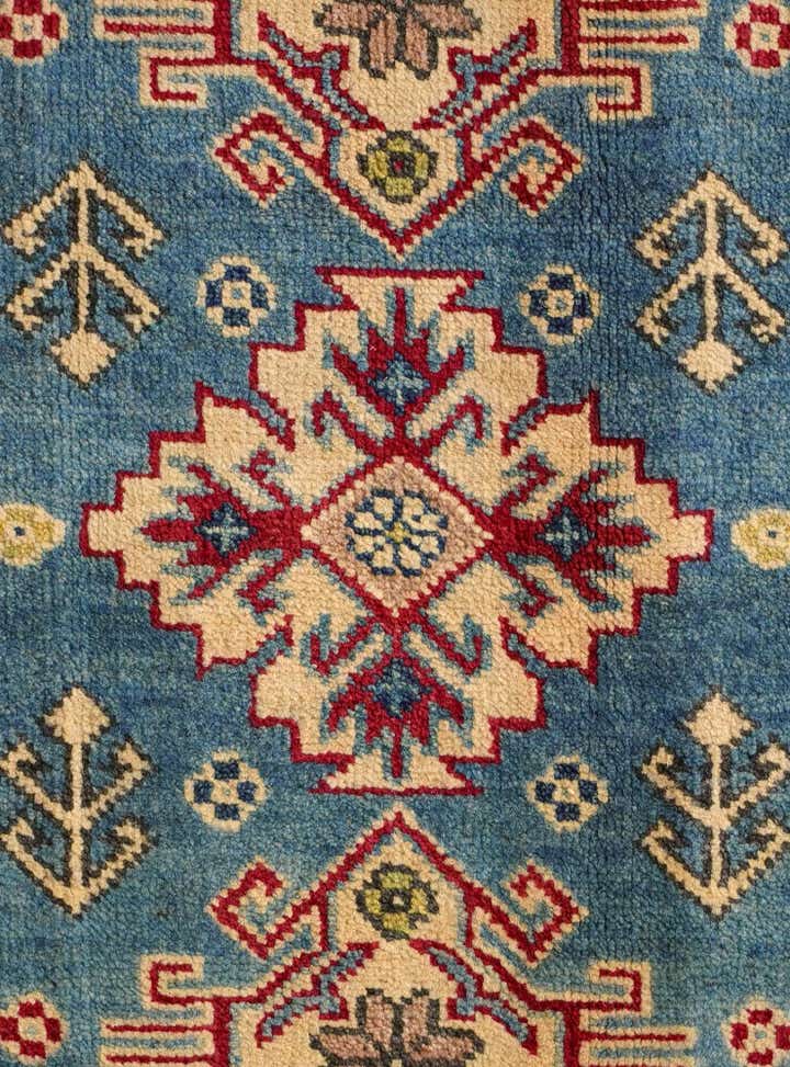2' x 2' 11 Hand Knotted Kazak Rug