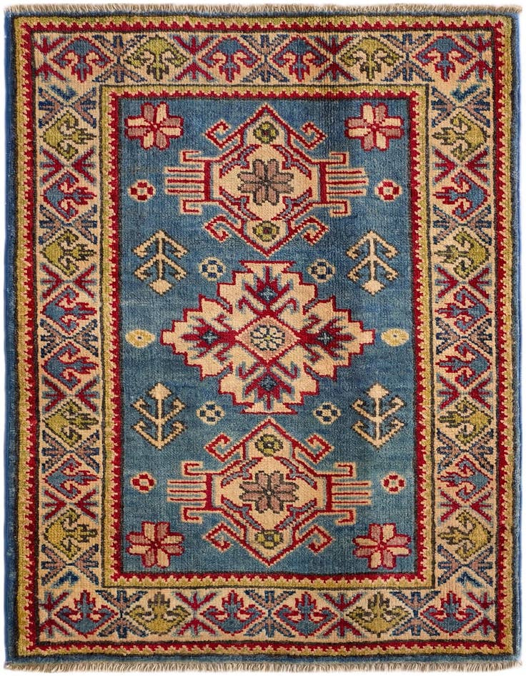 Detail image of 2' x 2' 11 Hand Knotted Kazak Rug