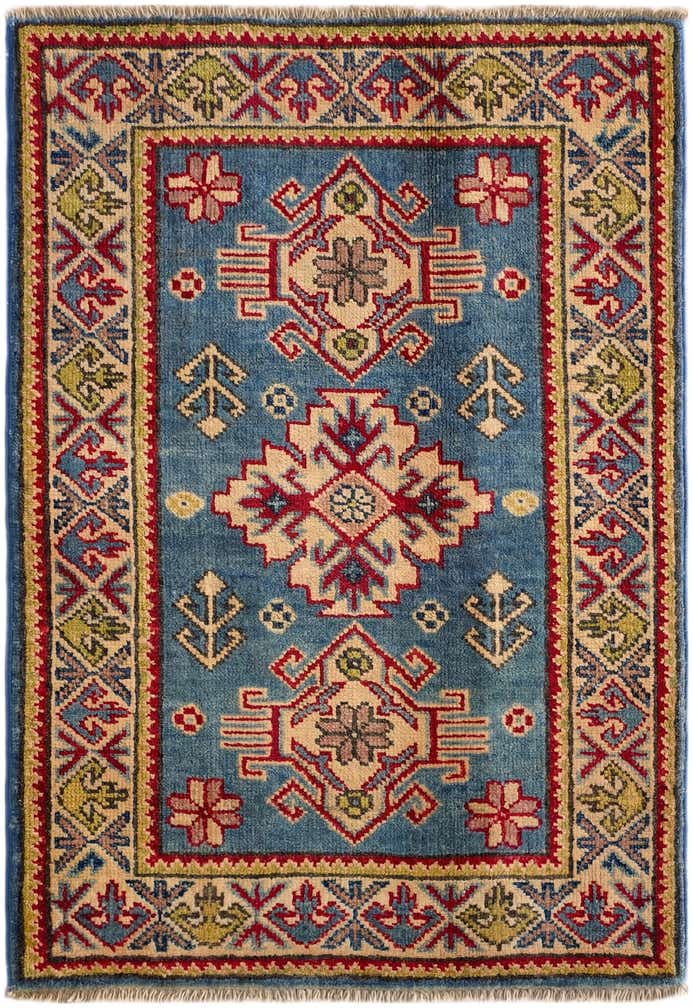 2' x 2' 11 Hand Knotted Kazak Rug