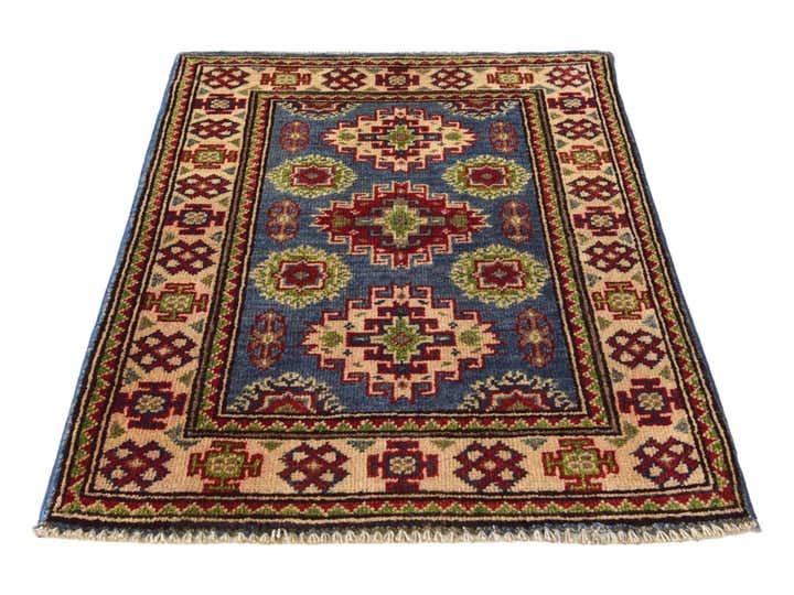 2' x 2' 11 Hand Knotted Kazak Rug