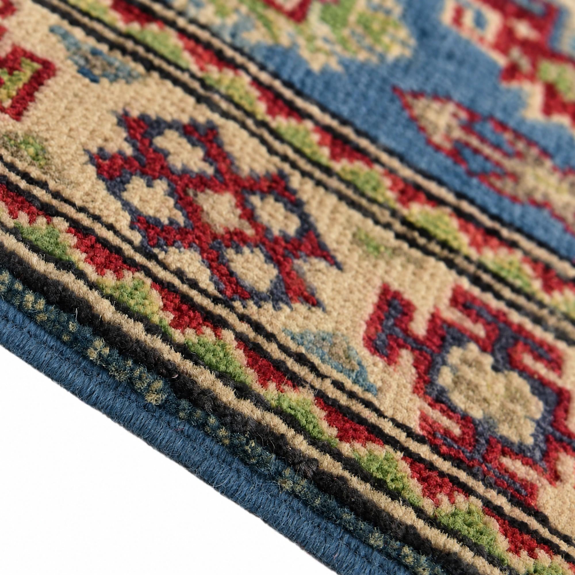 60cm x 90cm Hand Knotted Kazak Rug