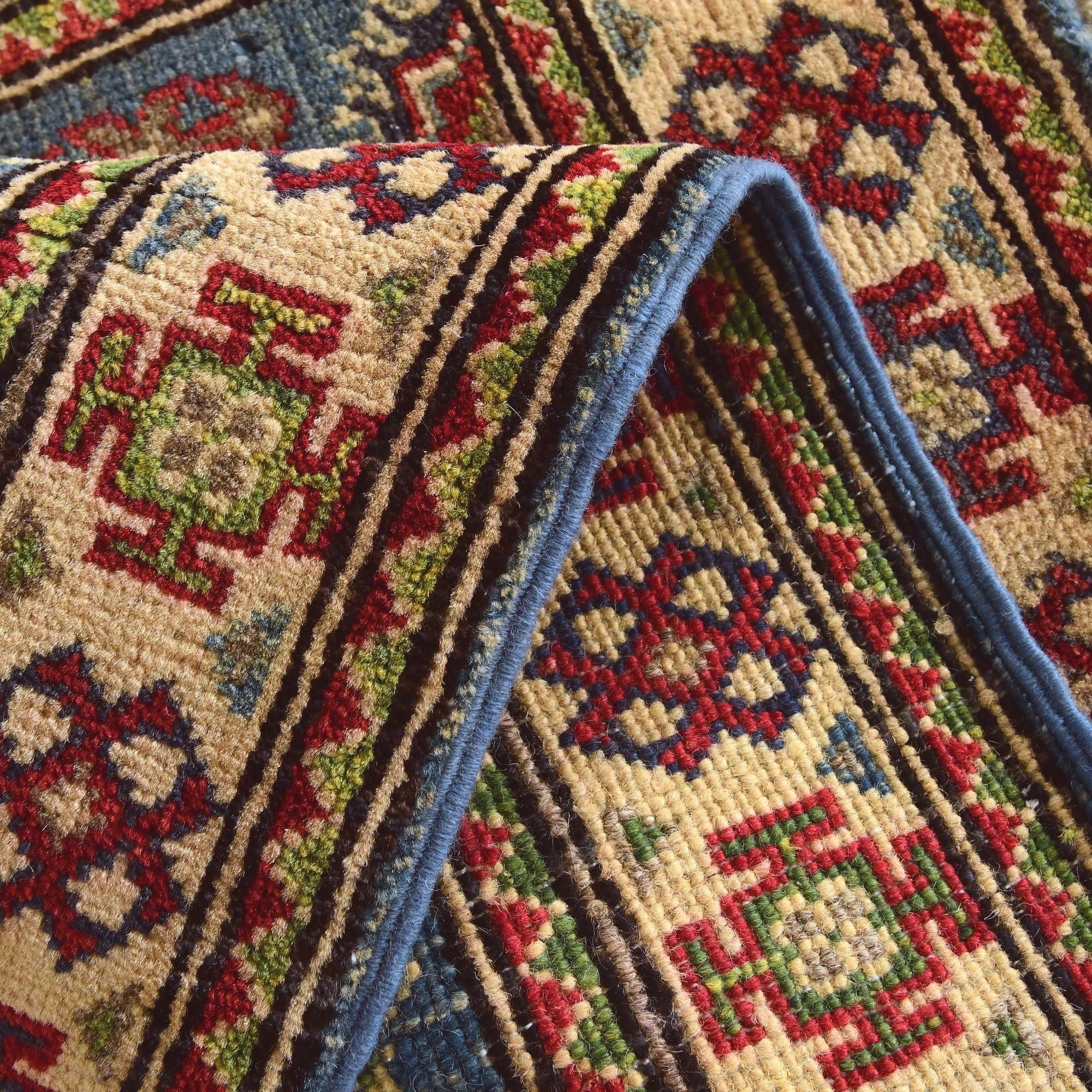 2' x 2' 11 Hand Knotted Kazak Rug