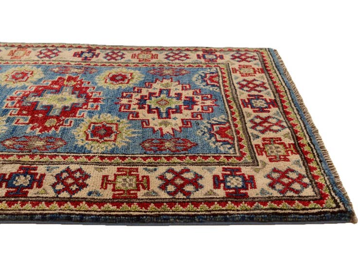 Detail image of 2' 2 x 2' 11 Hand Knotted Kazak Rug