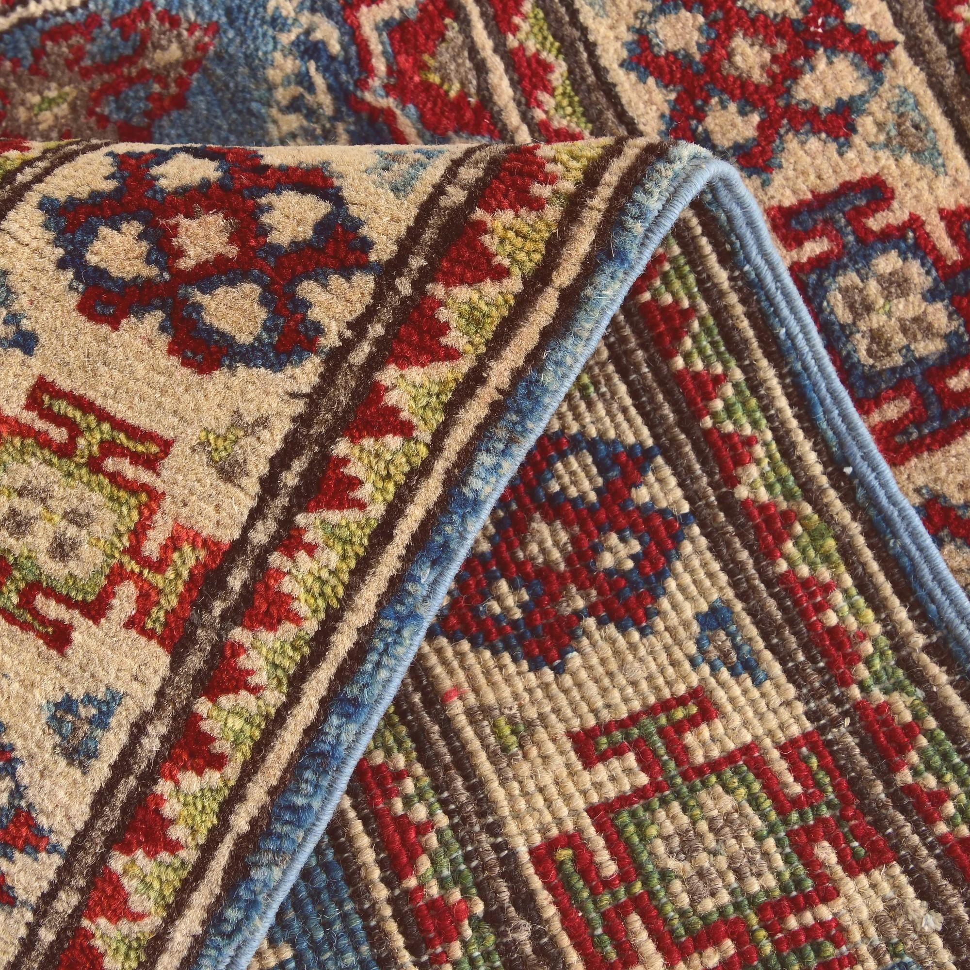 2' 2 x 2' 11 Hand Knotted Kazak Rug