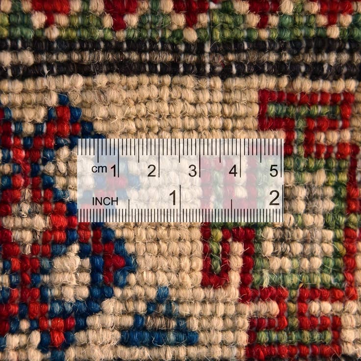 Detail image of 2' 2 x 2' 11 Hand Knotted Kazak Rug