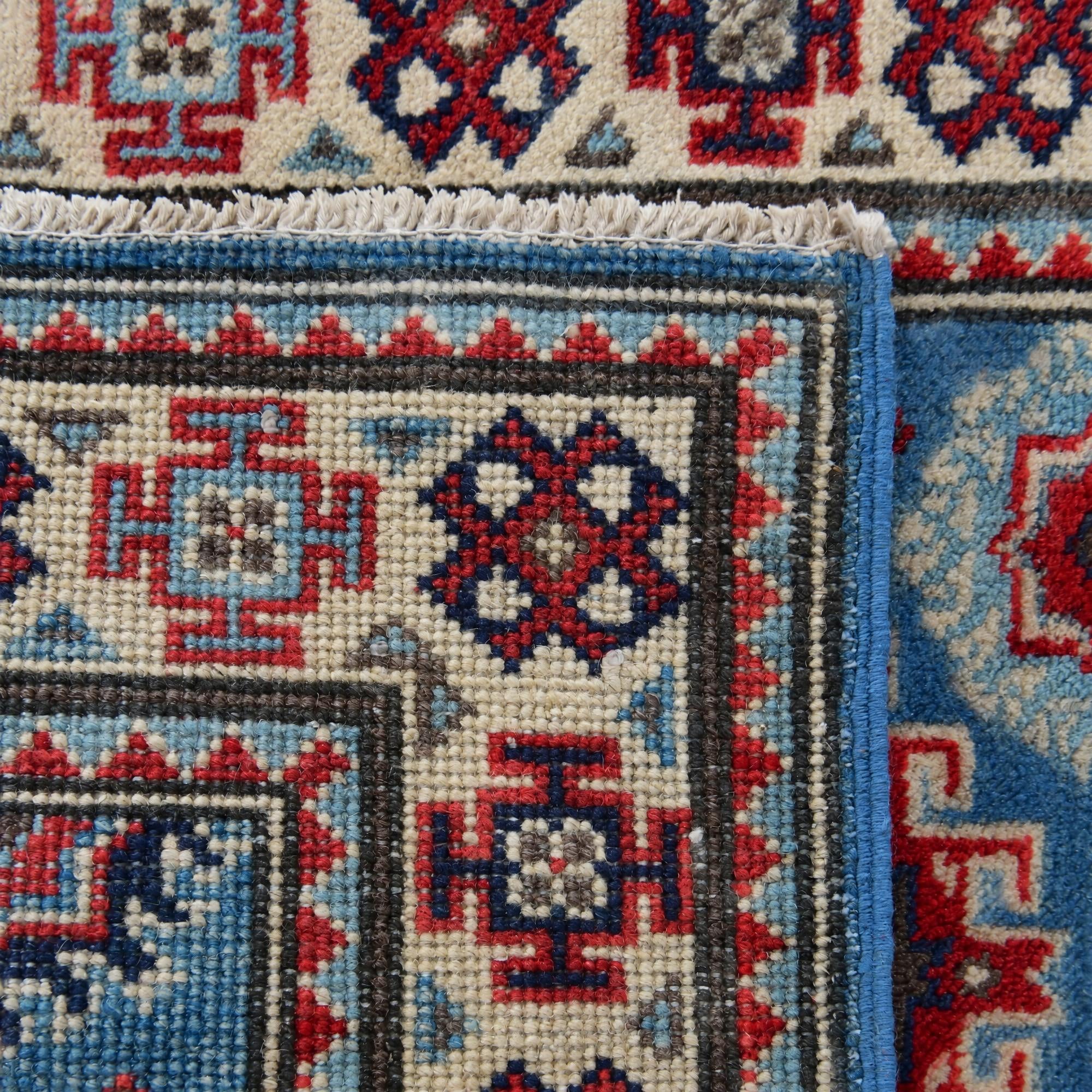 65cm x 95cm Hand Knotted Kazak Rug