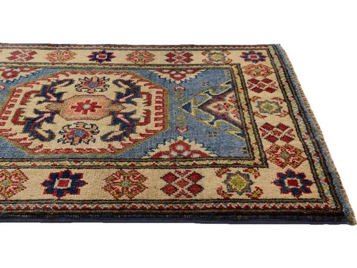 1' 11 x 2' 11 Hand Knotted Kazak Rug