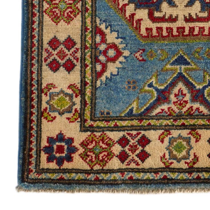 Detail image of 1' 11 x 2' 11 Hand Knotted Kazak Rug