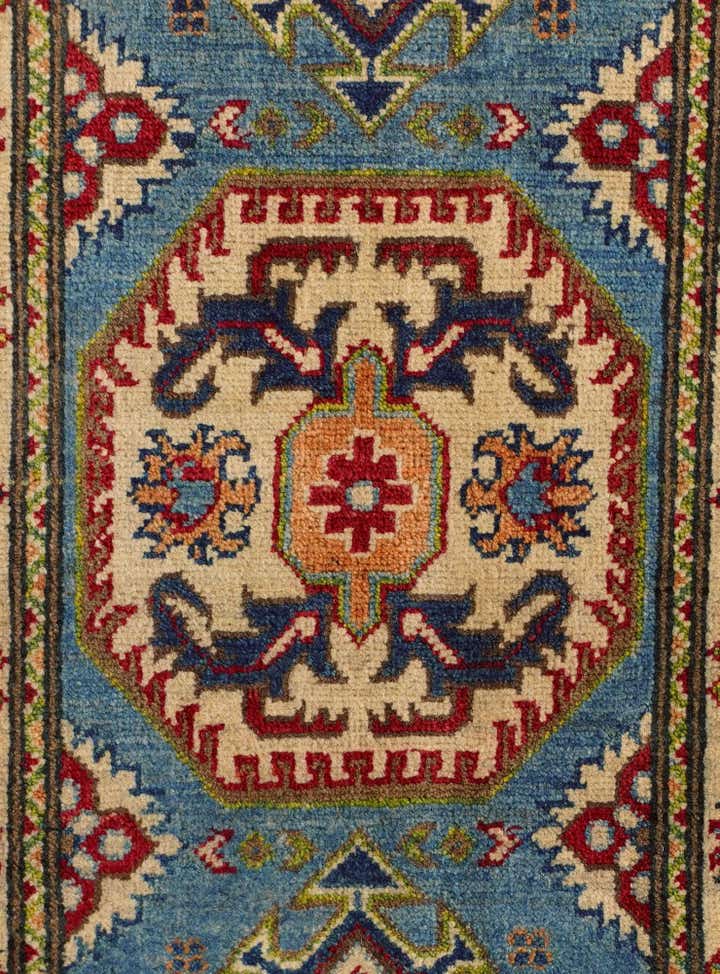 1' 11 x 2' 11 Hand Knotted Kazak Rug