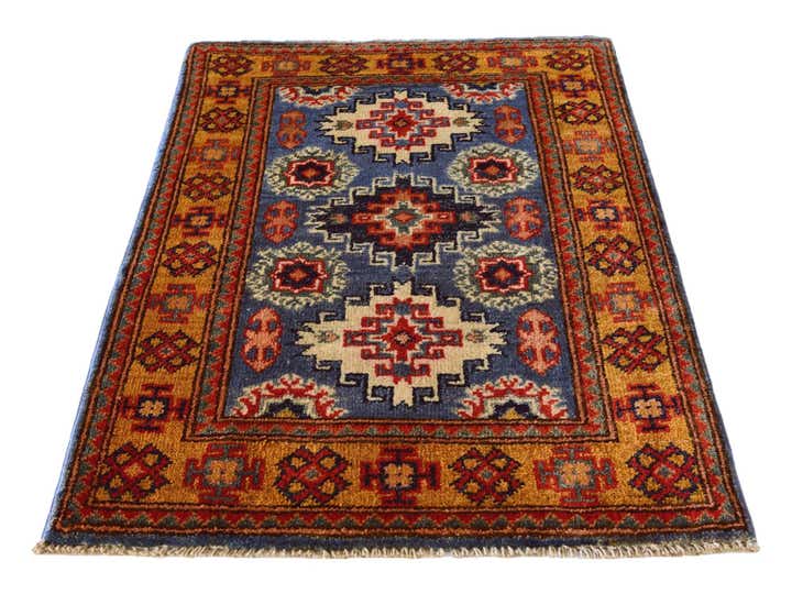 2' x 2' 11 Hand Knotted Kazak Rug