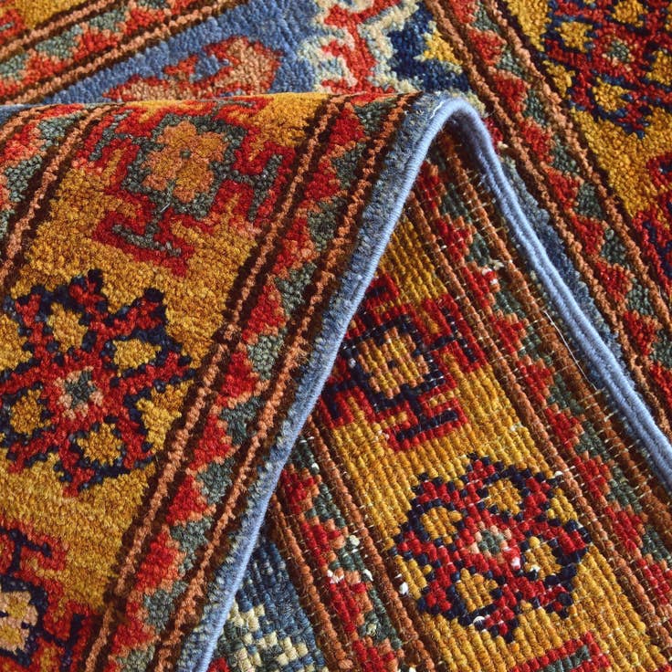 Detail image of 2' x 2' 11 Hand Knotted Kazak Rug