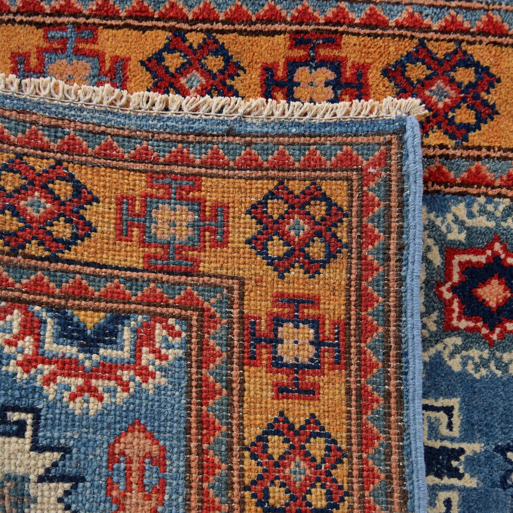 60cm x 90cm Hand Knotted Kazak Rug