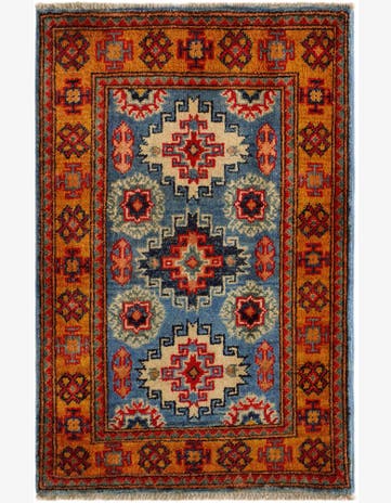 2' x 2' 11 Hand Knotted Kazak Rug