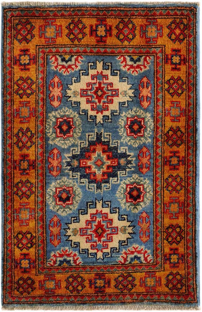 2' x 2' 11 Hand Knotted Kazak Rug