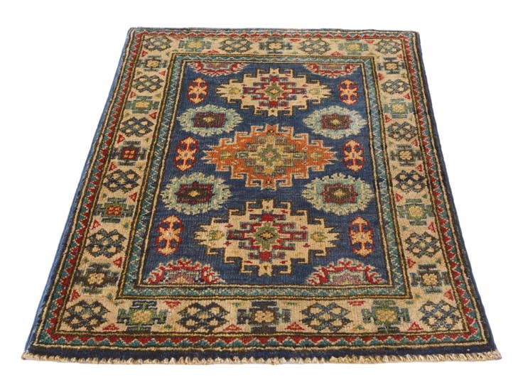 Detail image of 2' x 3' Hand Knotted Kazak Rug