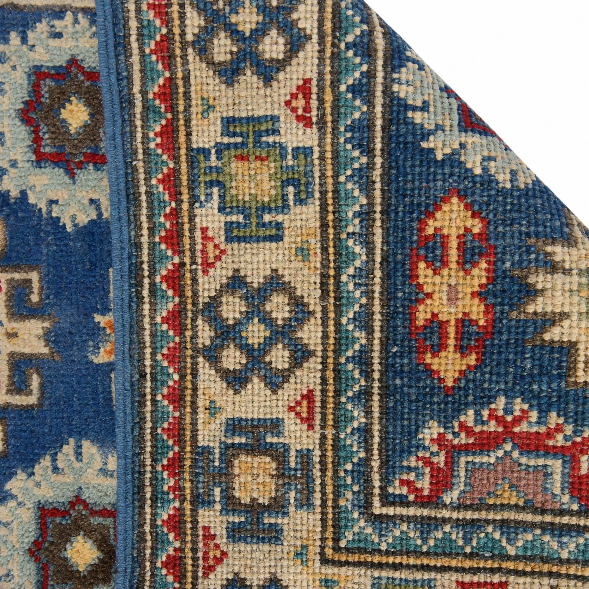 60cm x 90cm Hand Knotted Kazak Rug