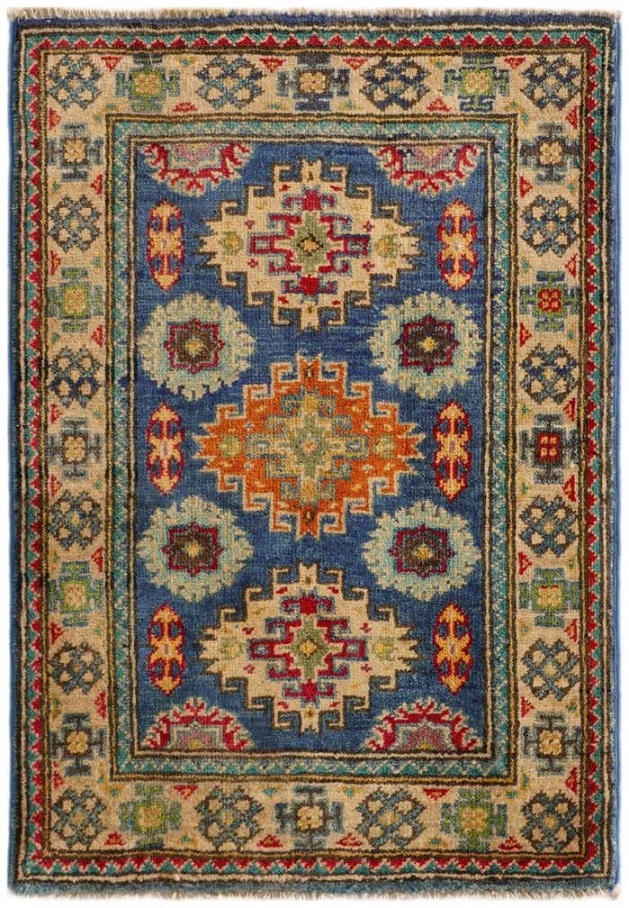 2' x 3' Hand Knotted Kazak Rug