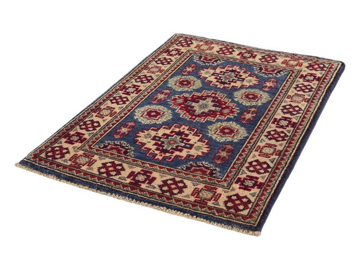 Detail image of 2' 1 x 3' Hand Knotted Kazak Rug