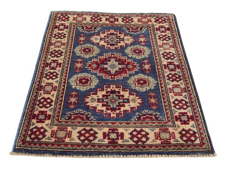 2' 1 x 3' Hand Knotted Kazak Rug