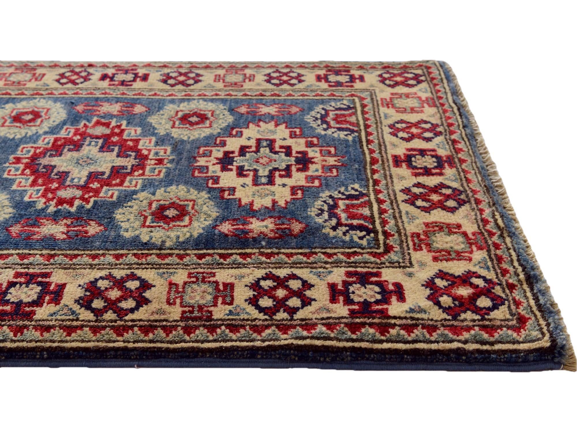 2' 1 x 3' Hand Knotted Kazak Rug