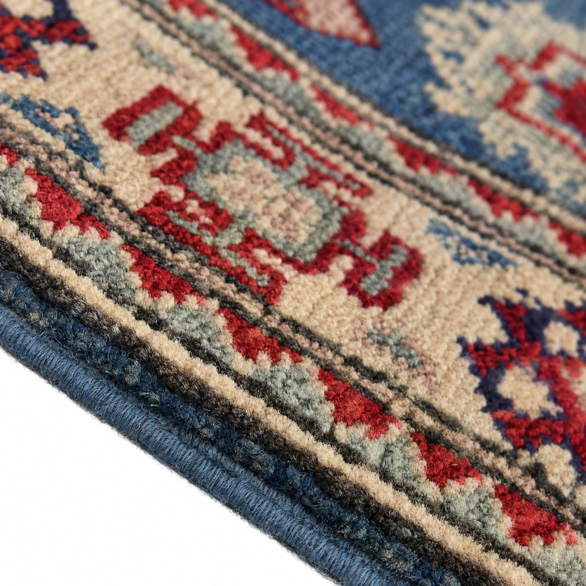 Detail image 8 of 12: 2' 1 x 3' Hand Knotted Kazak Rug