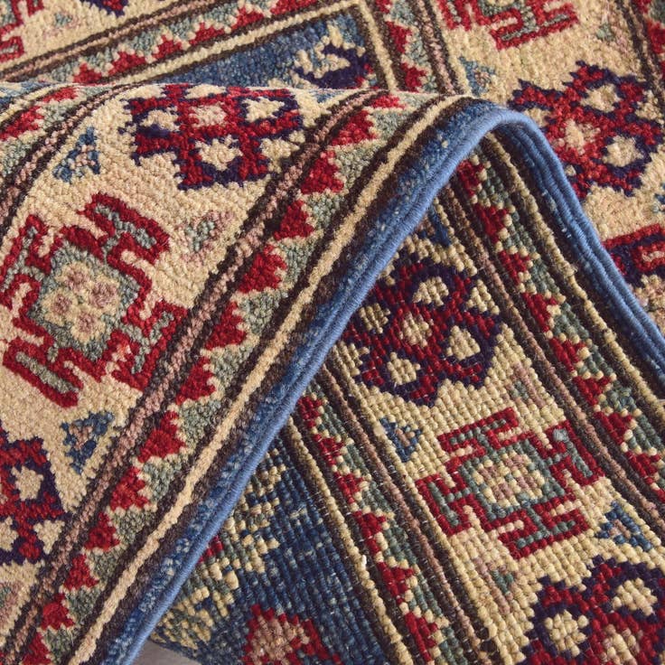 Detail image of 2' 1 x 3' Hand Knotted Kazak Rug