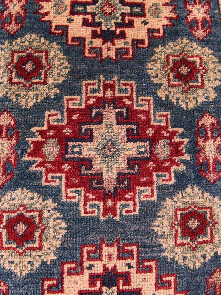 2' 1 x 3' Hand Knotted Kazak Rug