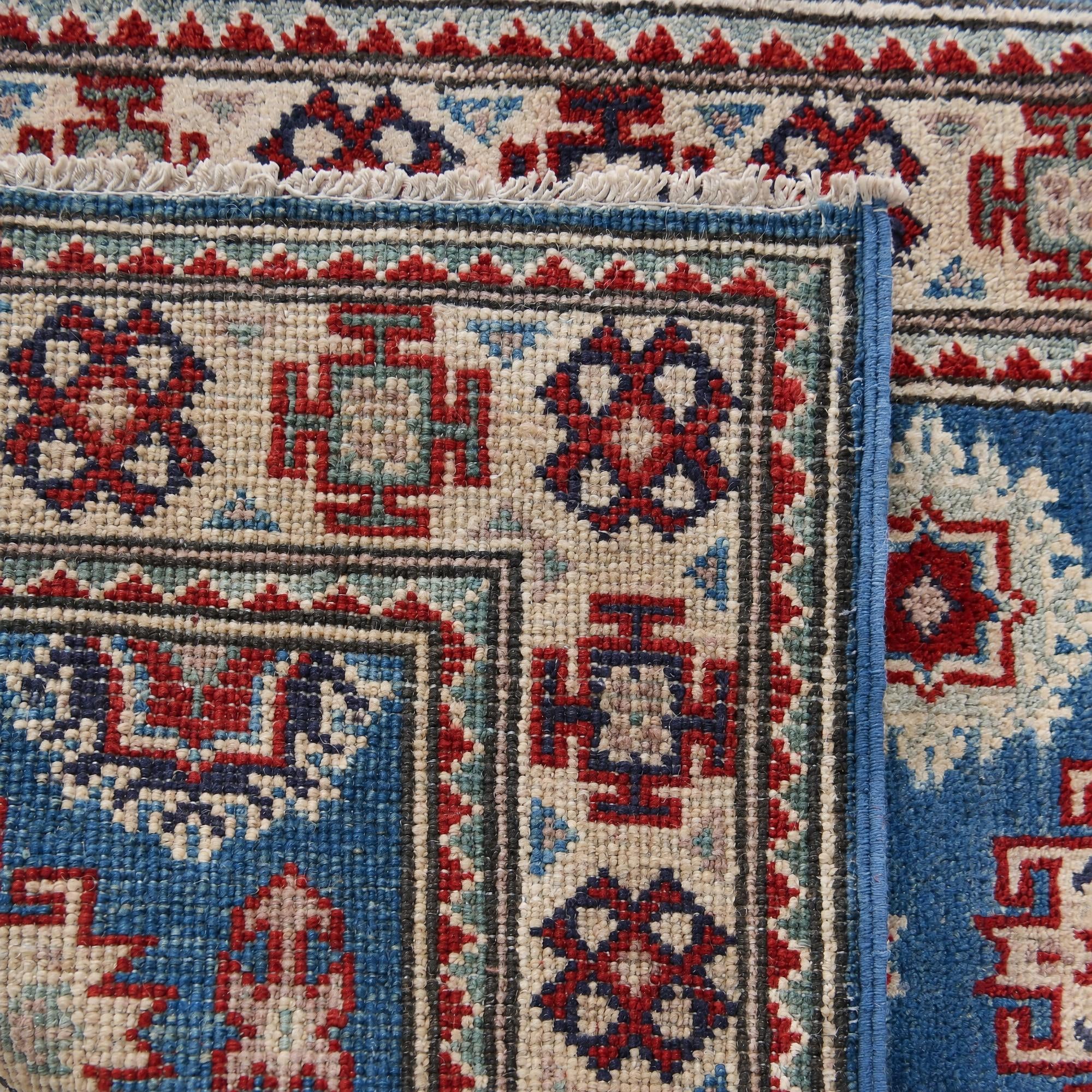Detail image 12 of 12: 2' 1 x 3' Hand Knotted Kazak Rug