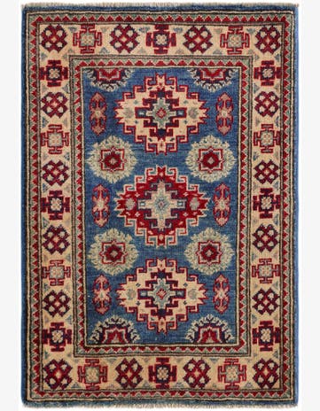 2' 1 x 3' Hand Knotted Kazak Rug