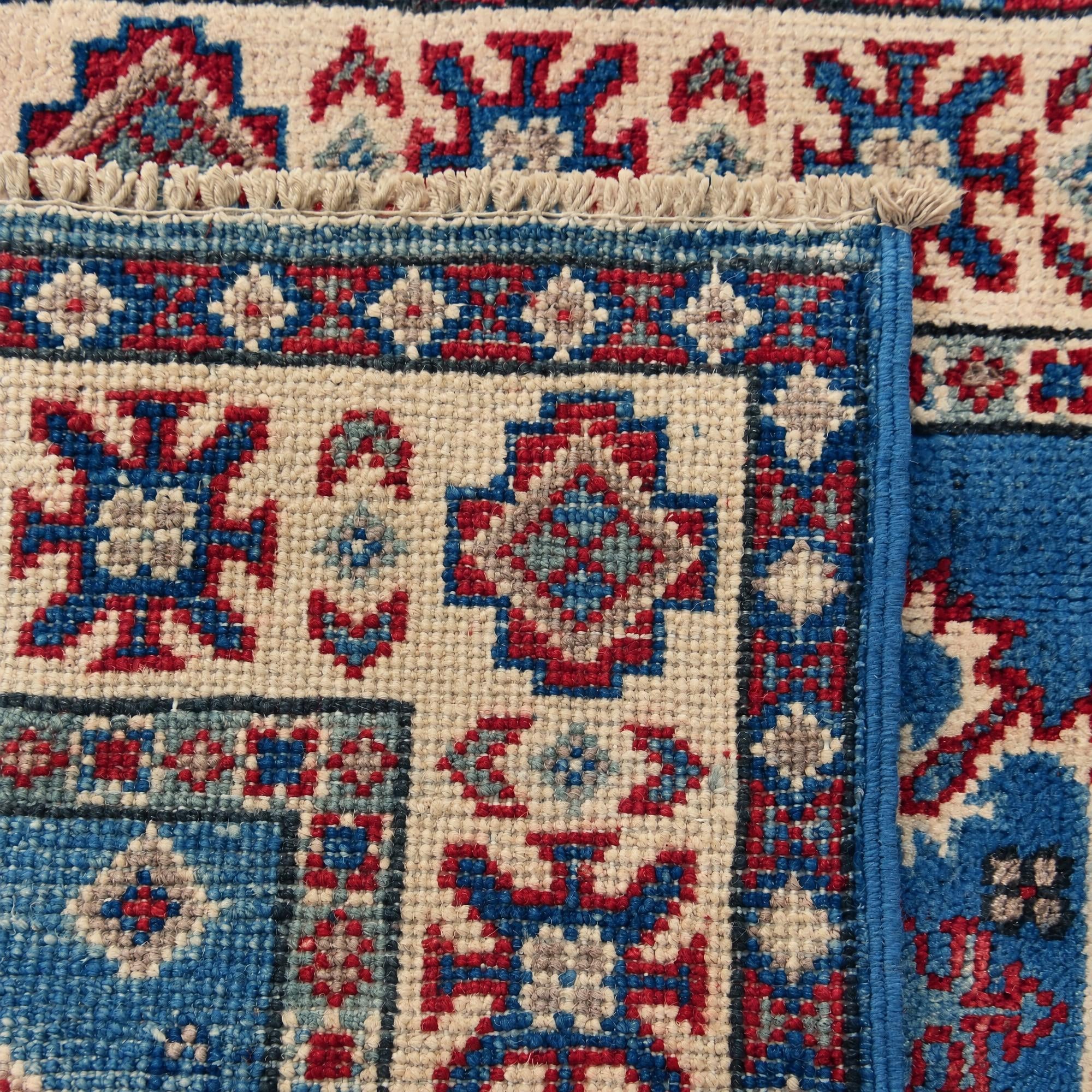 Detail image 12 of 12: 2' 1 x 3' 1 Hand Knotted Kazak Rug