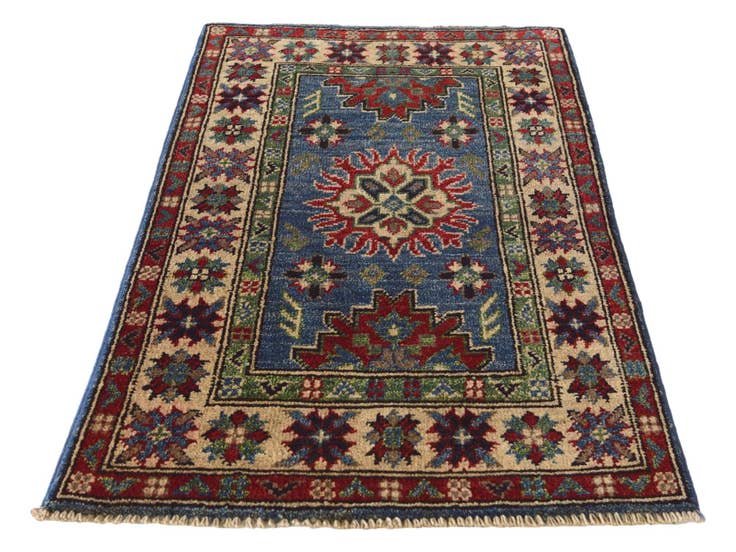 Detail image of 2' x 3' Hand Knotted Kazak Rug