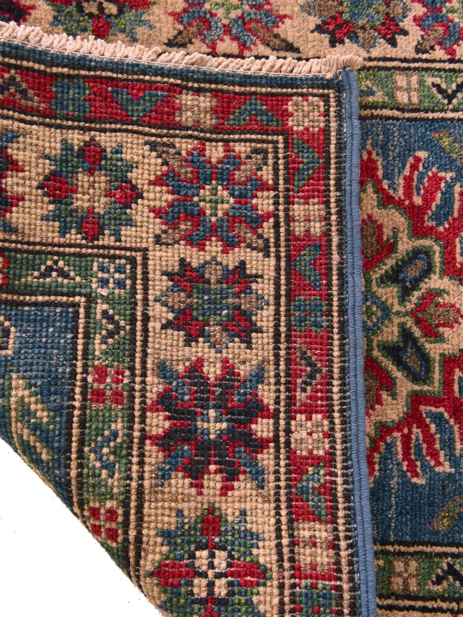 60cm x 90cm anudado a mano Kazak Alfombra
