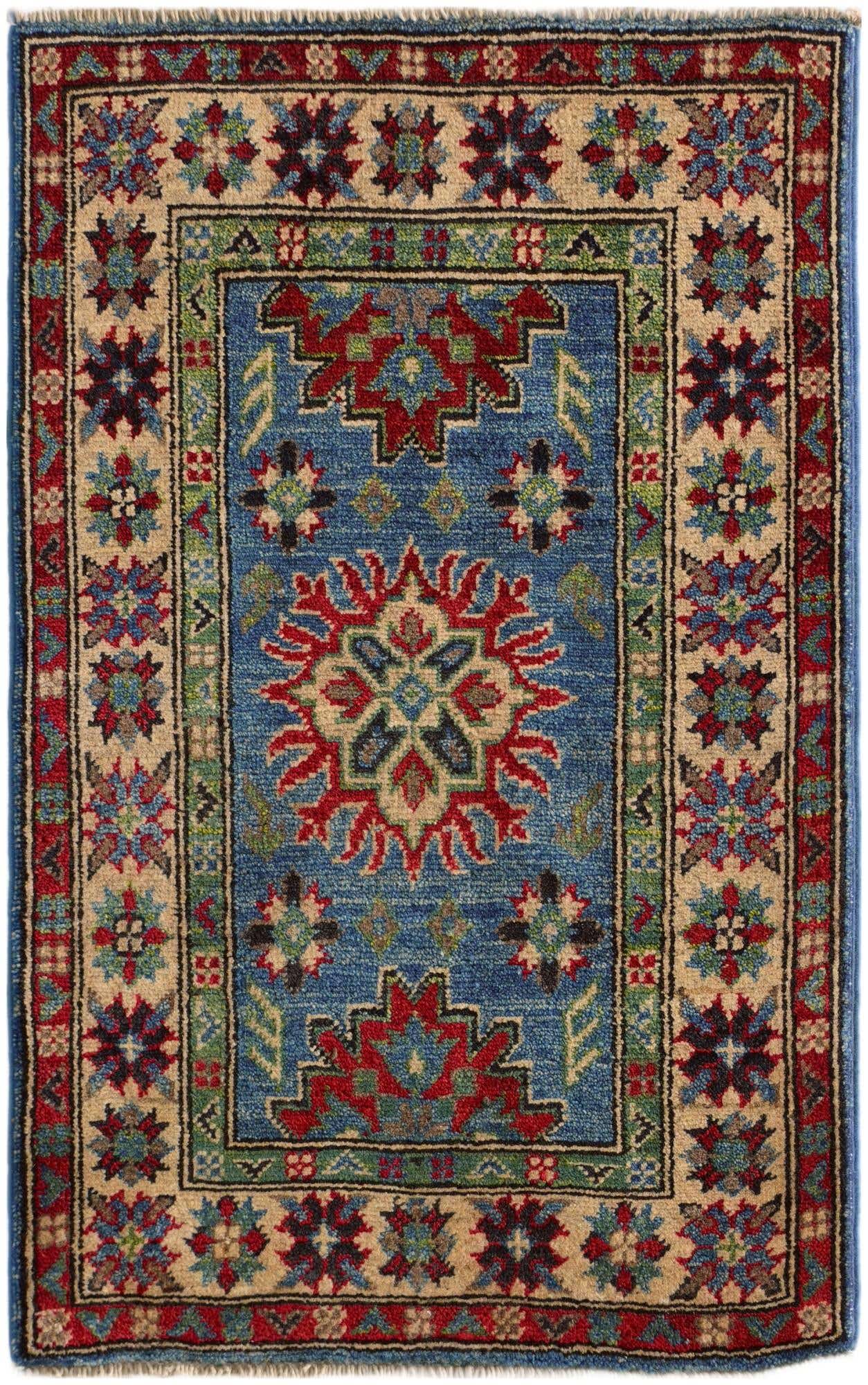 2' x 3' Hand Knotted Kazak Rug