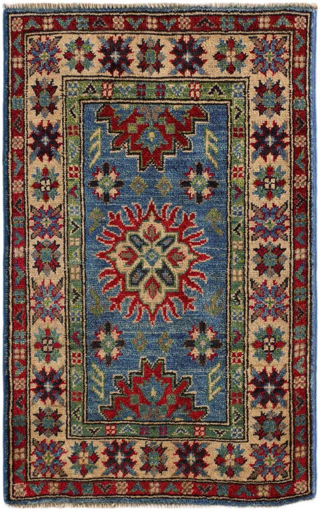 2' x 3' Hand Knotted Kazak Rug