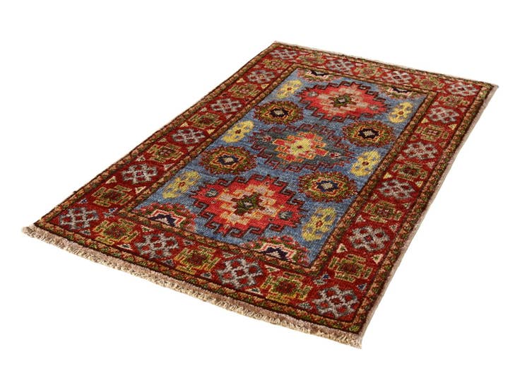 Detail image of 1' 10 x 2' 11 Hand Knotted Kazak Rug
