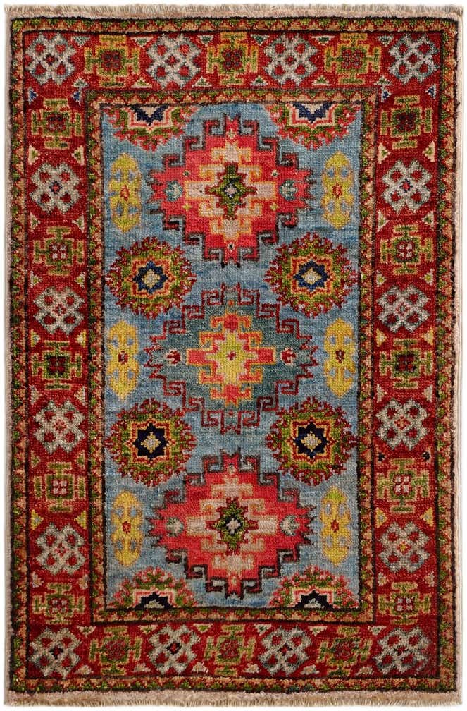 1' 10 x 2' 11 Hand Knotted Kazak Rug
